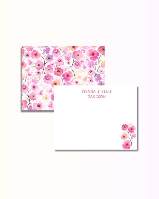 Pink Floral Set