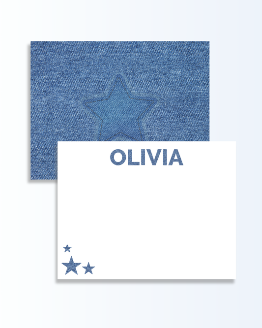 Denim Star Stationery