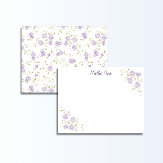 Purple Floral Set