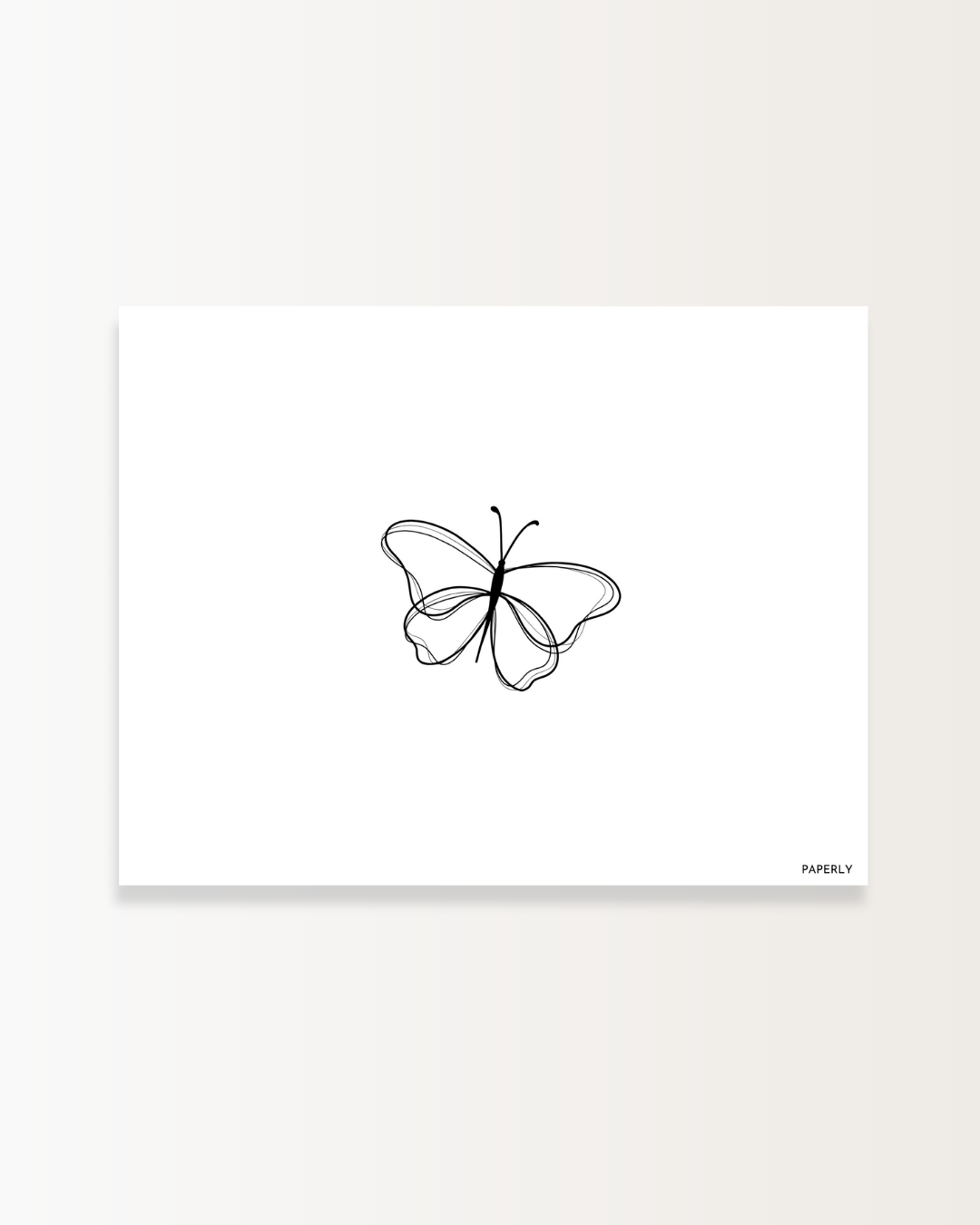 Black Butterfly Stationery