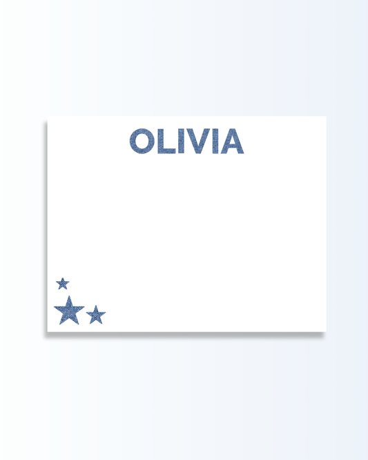 Denim Star Stationery