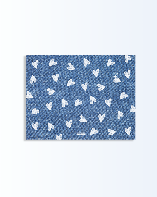Denim Hearts Set