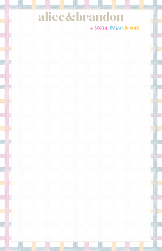 Calm Pastel Notepad