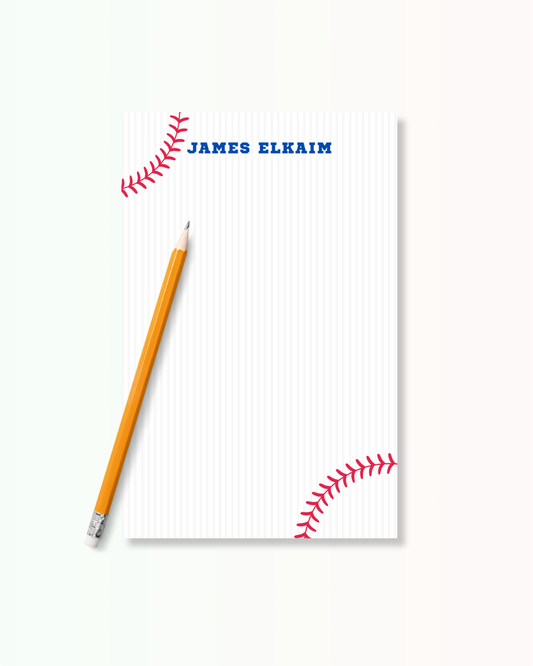 Baseball Lovers Notepad