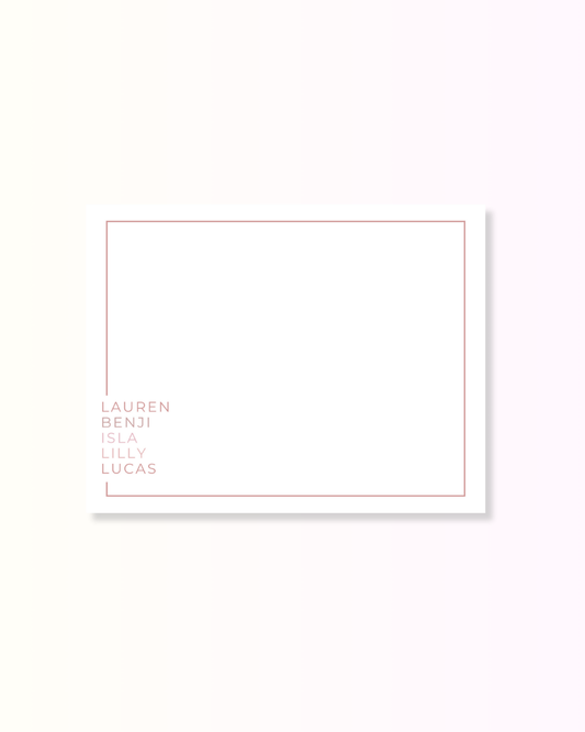 The Simple List Collection - Pink