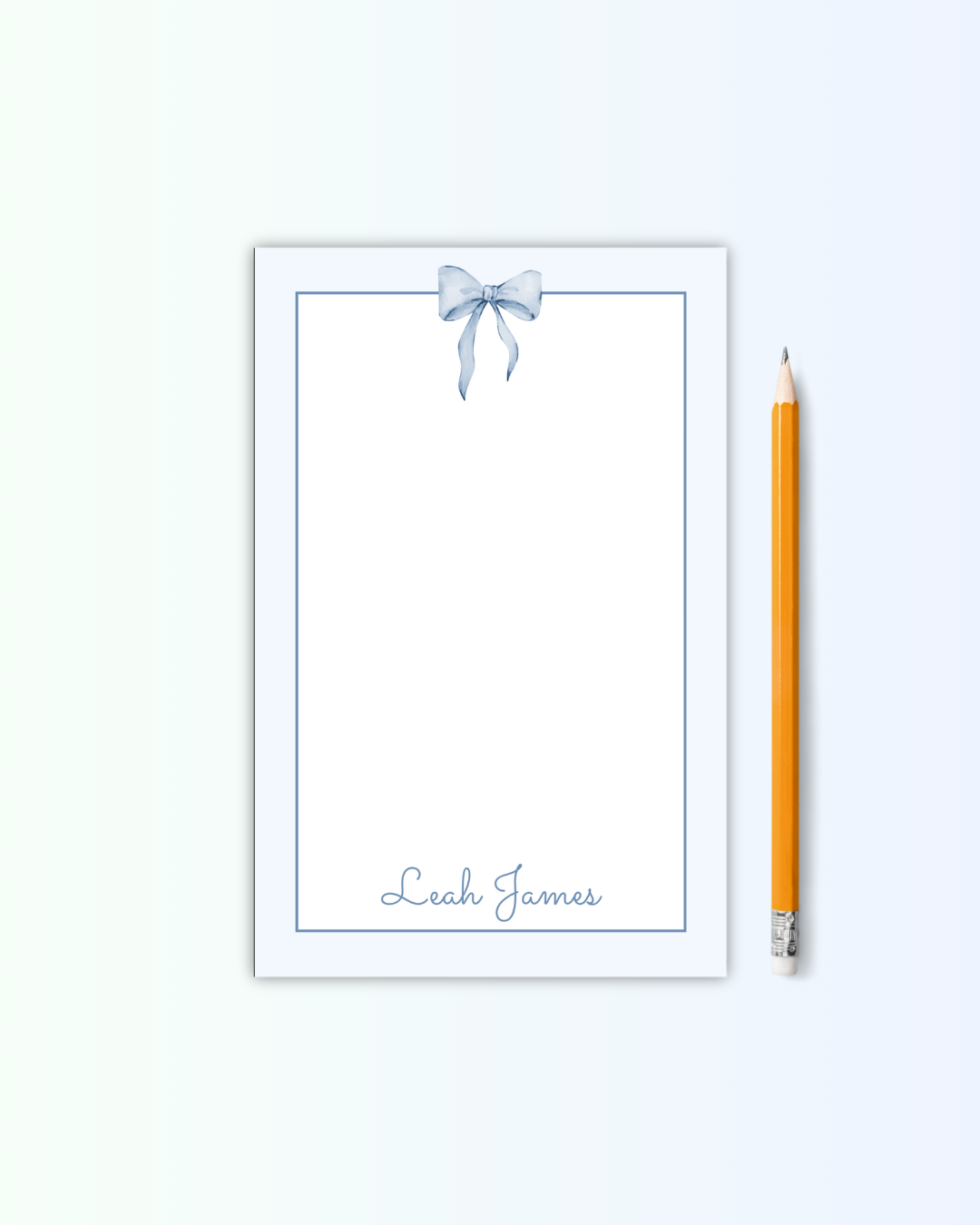 Blue Ribbon Notepad