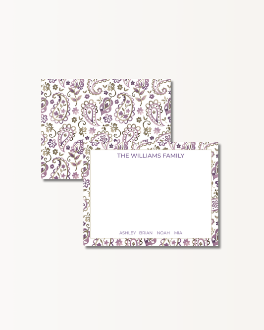 Paisley Mauve Set