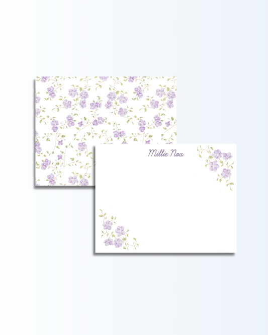 Purple Floral Set