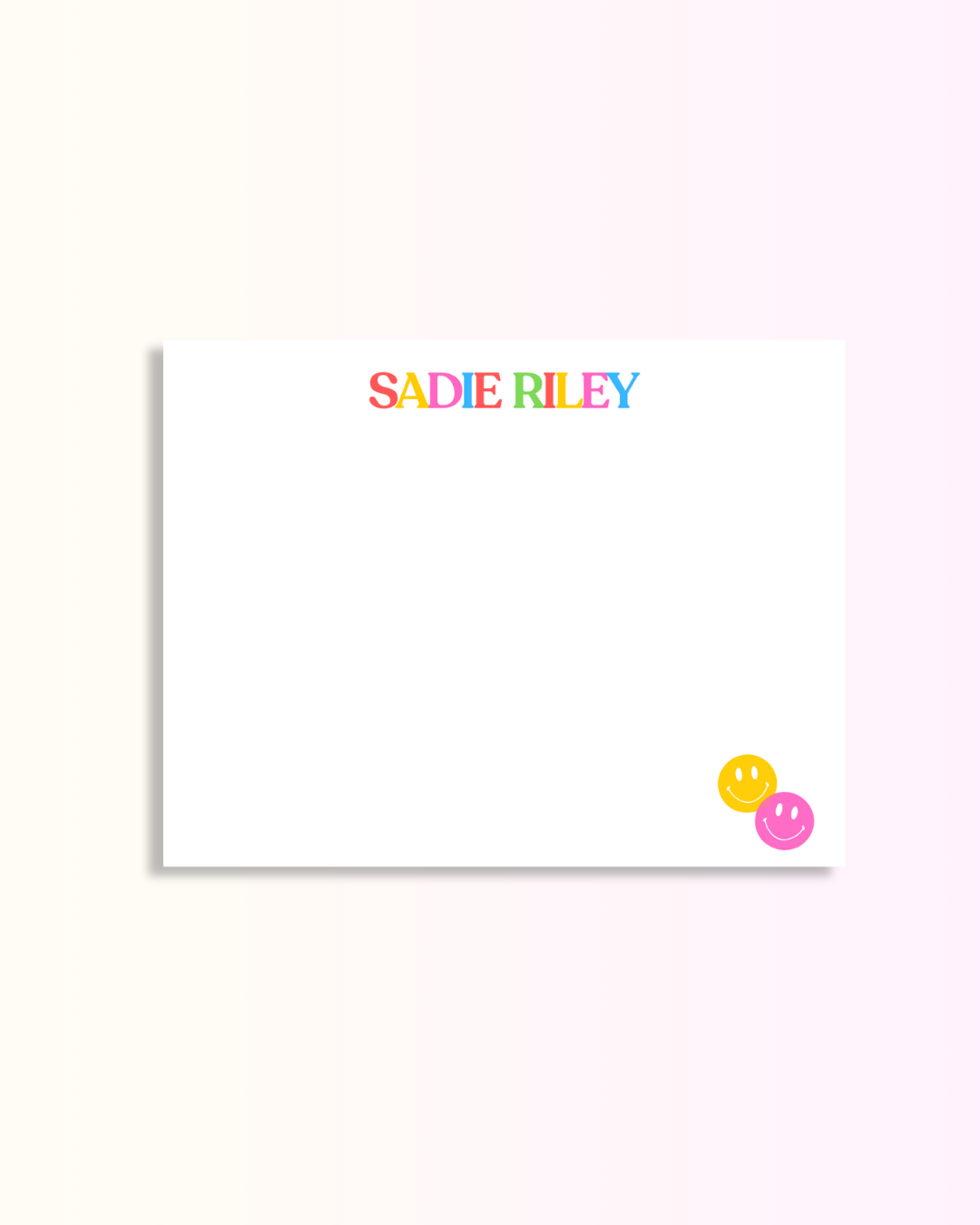 Smiley Chic Stationery