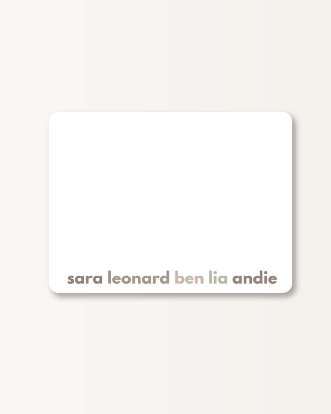 Beige Abstract Stationery