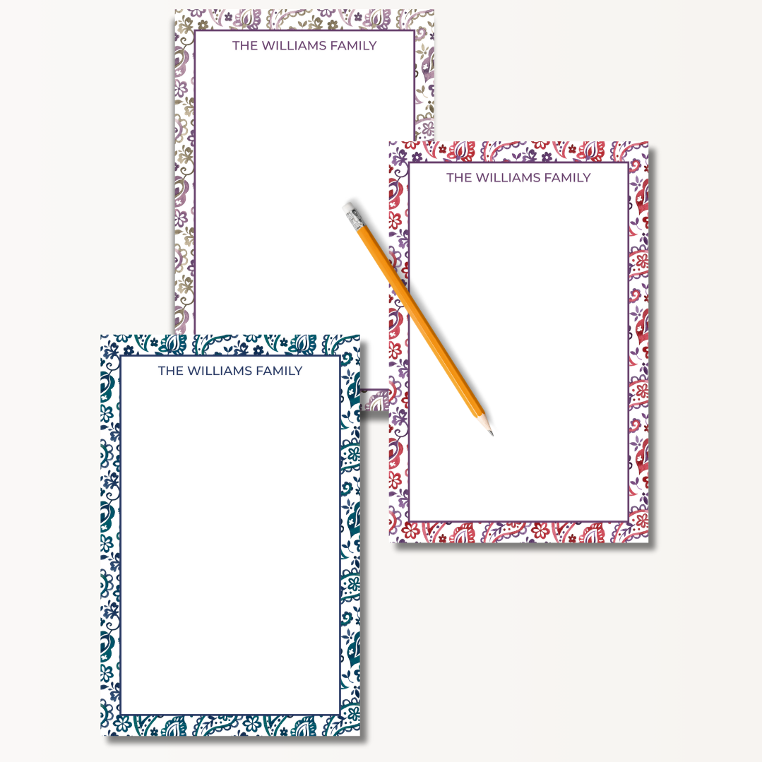 Paisley Notepads