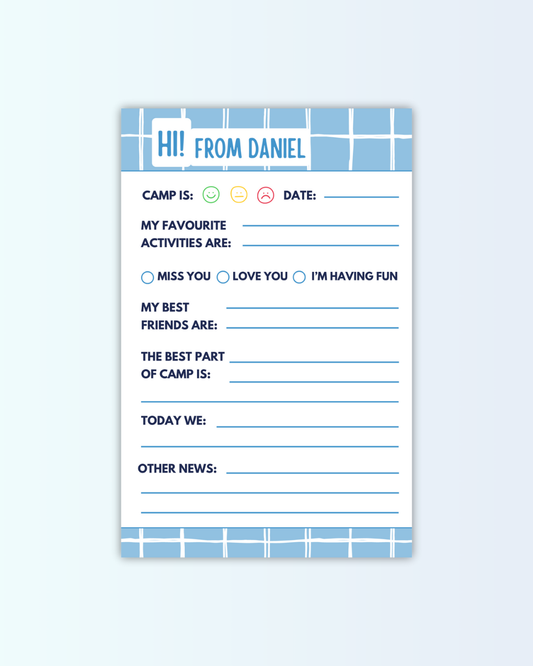 Checkered Fill-In Notepad