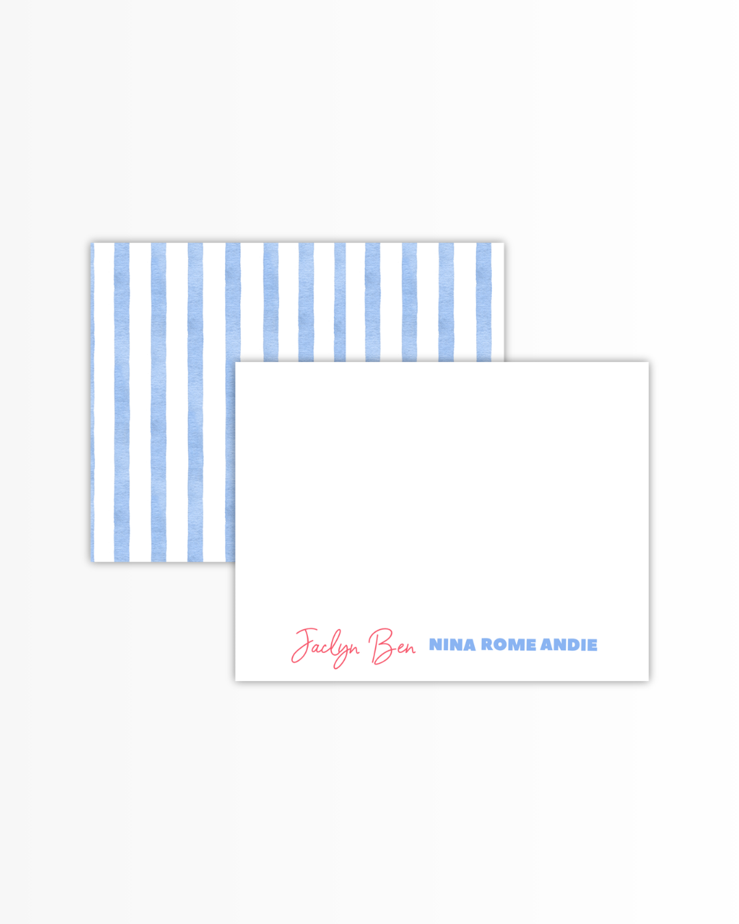 Blue Streamer Stripes Set
