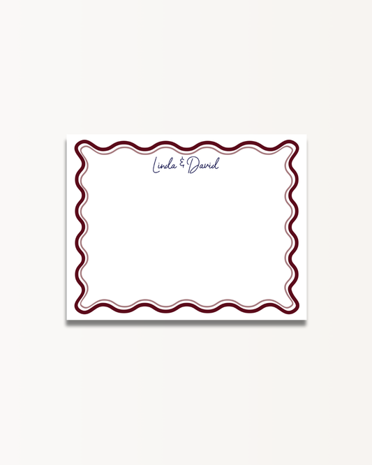 The Wavy Collection - Ruby/Navy