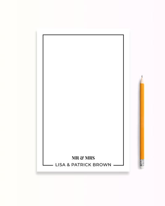 The Classy Couple Notepad