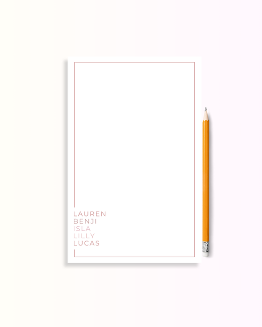 The Simple List Collection - Pink
