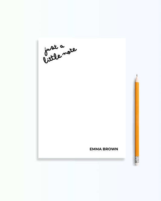 Just a Little Note Notepad